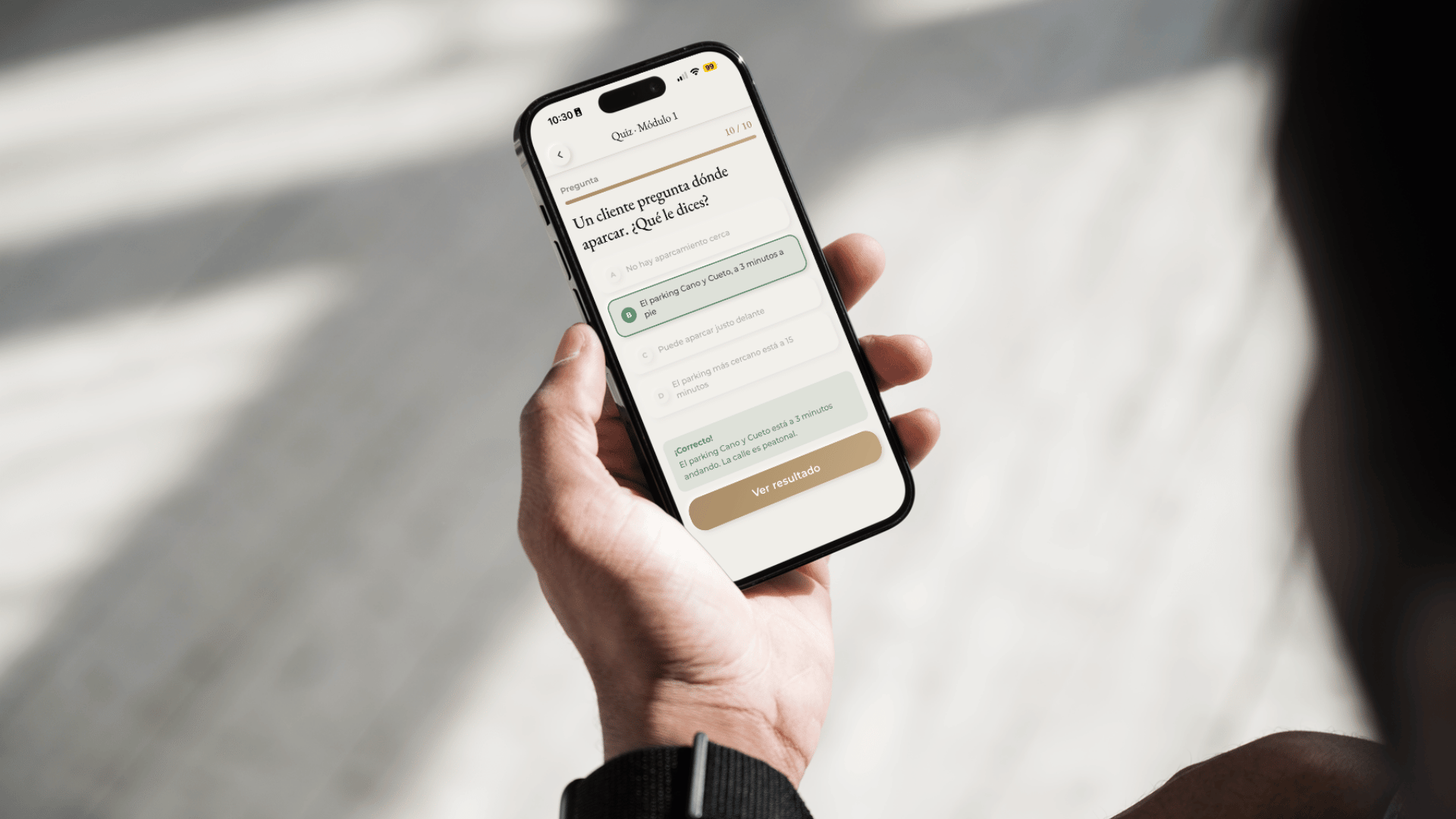 Interfaz de sistema digital con flujos y contenido estructurado