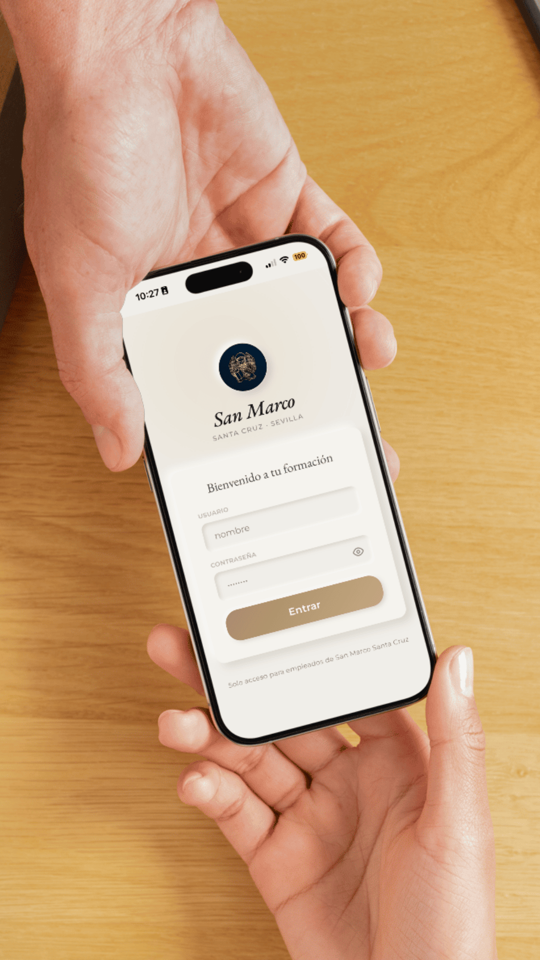 Vista vertical de módulos y estructura de aprendizaje